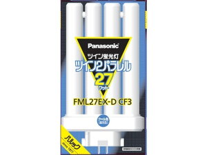 Panasonic�i�p�i�\�j�b�N�j �c�C���u�����@�c�C��2�p�������i4�{���ʃu���b�W�j�@27W�@�N�[���F�@1���� FML27EXDCF3