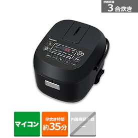 東芝（TOSHIBA） マイコン5合以下 RC-5MFM(K) ブラック　炊飯容量：3合