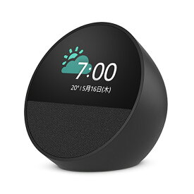 Amazon（アマゾン） Echo Spot（2024年発売） - スマートアラームクロック with Alexa B0C2S4K41G ブラック