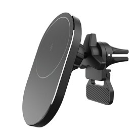 カシムラ マグネットワイヤレス充電器 エアコン取付 KW-46