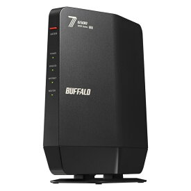 バッファロー（Buffalo） Wi-Fi 7(11be)対応デュアルバンドWi-Fiルーター 5764+688Mbps AirStation WSR6500BE6P-BK ブラック