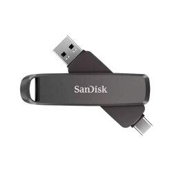 SANDISK（サンディスク） ポータブルSSD　スリム デュアル ドライブ SDDDE1-1T00-J46 ブラック系　SSD：1TB