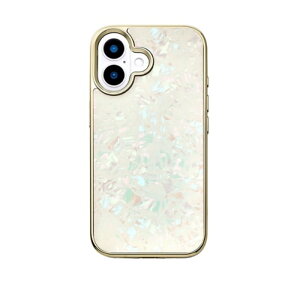 CCC�t�����e�B�A iPhone16�Ή��@�O���X�V�F���P�[�X�iGlass Shell Case�j UNI-CSIP24M-0GSGD �S�[���h