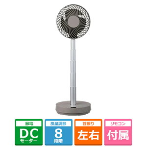 ���A�T�v���C���X �̂с`��DC�T�[�L�����[�^�[ YCL-D183HFR(DC) �O���[�W��