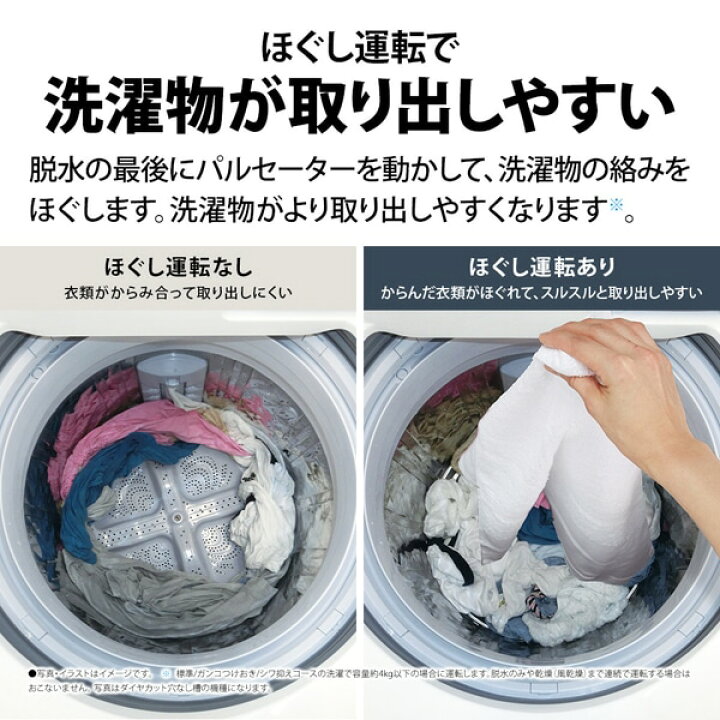 楽天市場】(長期無料保証/配送設置無料)SHARP（シャープ） 全自動洗濯 