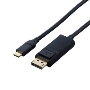 GR USB Type-C(TM) - DisplayPort(TM)ϊP[u CAC-CDP10BK2 ubN