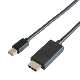 GOPPA Mini DisplayPort→HDMIケーブル　1m GP-MDPHD/K-10 ブラック
