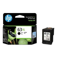 日本HP 純正インクカートリッジ　ブラック増量 F6U64AA(HP63XL ブラック増量) 黒