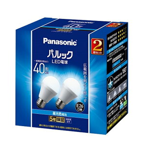 Panasonic�i�p�i�\�j�b�N�j �p���b�N�@LED�d�� 4.2W 2�Z�b�g LDA4DGK42T �����F�����@2�Z�b�g