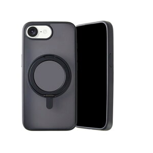 Deff iPhone 16e�Ή� �����O���X�^���h�t���P�[�X�uRINGMASTER�v DCS-IPESE4RBK �}�b�g�u���b�N