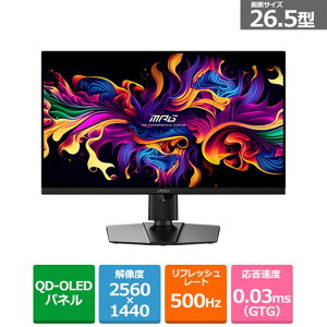 MSIiGGXACj 26.5^Q[~Oj^[@MPG 271QR QD-OLED X50 MPG-271QR-QD-OLED-X50 ubN