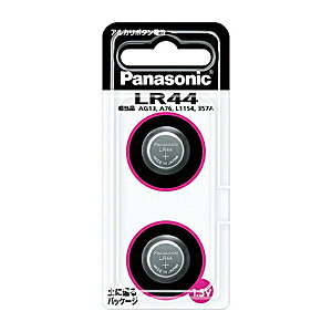 Panasonic�i�p�i�\�j�b�N�j �A���J���{�^���d�r LR44 2P