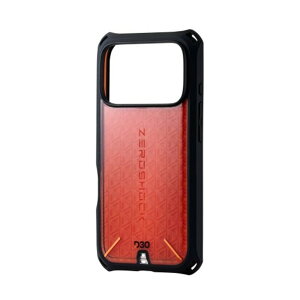 �G���R�� iPhone 17 Pro�p�P�[�X�@ZEROSHOCK D3O PM-A25CZEROD3BK �u���b�N