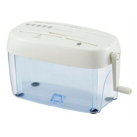 オーム OffiStyleクロスカットハンドシュレッダー HS-C230-W ホワイト