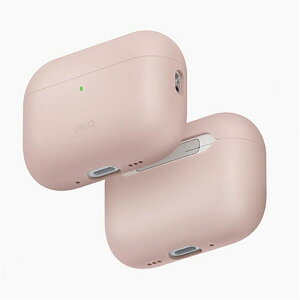 UNIQ�i���j�[�N�j AirPods Pro 3�p �P�[�X�@ Lino Liquid Silicone Case UNIQ-AIRPODSPRO3-LINOBLPINK BLUSH PINK