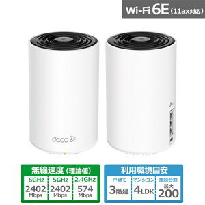 TP-LinkieB[s[Nj AXE5400 gCoh bVWi-Fi 6EVXe Deco XE75 2P zCgi2pbNj