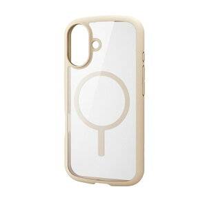 �G���R�� iPhone 16 TOUGH SLIM LITE �n�C�u���b�h�P�[�X �t���[���J���[ MAGKEEP PM-A24ATSLFCMWH �A�C�{���[