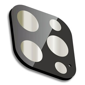 レイアウト iPhone12ProMax用カメラ保護フィルム RT-P28FG/CAB ブラック