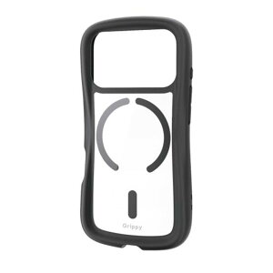 �G���R�� iPhone 17 Pro�p�@Grippy �n�C�u���b�h�P�[�X PM-A25CGRPFMBK �u���b�N