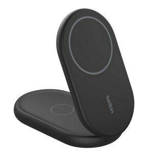 BelkinixLj BOOSTCHARGE Qi2 2-in-1 ܂肽ݎCX[d WIZ028qcBK ubN