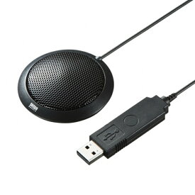サンワサプライ USBマイクロホン MM-MCU06BKN ブラック