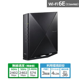 NEC [^@Wi-Fi 6EΉ z[[^ Aterm PA-WX5400T6