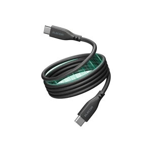 �G���R�� �܂Ƃ܂�}�O�l�b�g�P�[�u��(USB Type-C - USB Type-C/���b�V��)�@1.0m MPA-CCTMG10BK �u���b�N