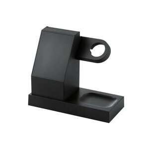 エレコム 3in1マグネットワイヤレス充電スタンド(7.5W+5W+Apple Watch) W-MS06BK ブラック