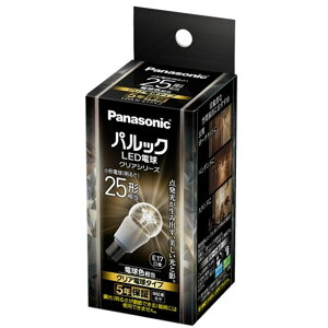 Panasonic�i�p�i�\�j�b�N�j �p���b�NLED�d�� �N���A�V���[�Y 3.4W (�d���F�����j LDA3LE17C2 ���`�d��25�`����/E17����