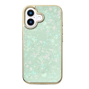 CCC�t�����e�B�A iPhone16�Ή��@�O���X�V�F���P�[�X�iGlass Shell Case�j UNI-CSIP24M-0GSMT �~���g