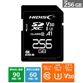 磁気研究所 4K対応SDカード HDSDX256GC10V30 容量：256GB