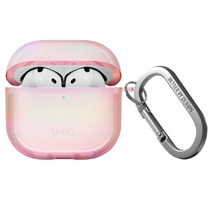 UNIQ�i���j�[�N�j AirPods 4 �v���e�N�g�P�[�X UNIQ-AIRPODS(2024)-IRDPPRS PINK PRISM�i�s���N �v���Y���j