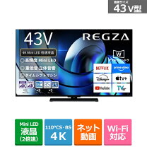 楽天市場】レグザ タイムシフト テレビ 43の通販