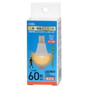 �I�[�� LED�d�� LDA7L-G/E17 PIR �d���F�@60W�`����/E17����