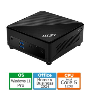 MSI�i�G���G�X�A�C�j �f�X�N�g�b�v�p�\�R���@Cubi 5 1M-603JP CUBI-5-1M-603JP �u���b�N