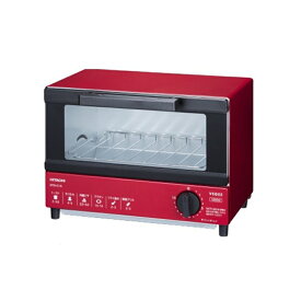 日立（HITACHI） オーブントースター HTO-C1A R レッド