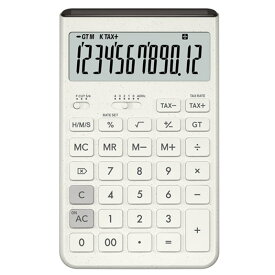 カシオ計算機 デザイン電卓　Comfy（コンフィ） JT-200T-WE-N オフホワイト