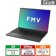 富士通 14型ノートパソコン　FMV Note U U59-L1 / Copilot＋PC FMVU59L1BA ピクトブラック