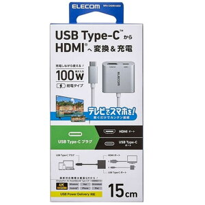 GR USB Type-C(TM) - HDMI(R)ϊA_v^[ MPA-CHDMI100SV Vo[