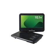 Qriom ポータブルDVDプレーヤー（10.1インチ） KPD-NC101(B) 画面サイズ：10.1v型
