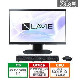 NEC 23.8型デスクトップパソコン　LAVIE A23　A2355/LAB PC-A2355LAB ファインブラック