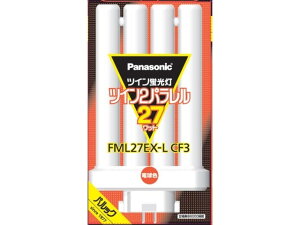 Panasonic�i�p�i�\�j�b�N�j �c�C���u�����@�c�C��2�p�������i4�{���ʃu���b�W�j�@27W�@�d���F�@1���� FML27EXLCF3