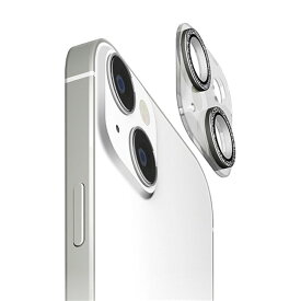 PGA iPhone 15 / 15 Plus デュアルカメラ用 カメラフルプロテクター PG-23ACLG11BK ラメブラック