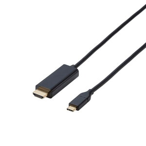 �G���R�� USB Type-C(TM) - HDMI(R)�ϊ��P�[�u���@2.0m CAC-CHDMI20BK3 �u���b�N