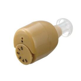 ヤザワコーポレーション 耳穴型 小型集音器（電池別売）片耳アナログ SLV001BR ブラウン