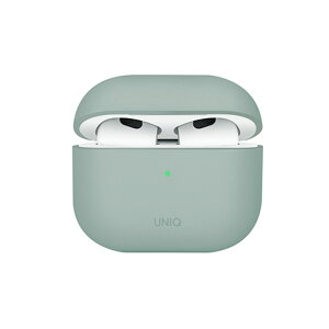 UNIQ�i���j�[�N�j AirPods 4�p�P�[�X�@LINO AirPods 4 case UNIQ-AIRPODS(2024)-LINOIGRN ICEPLANT GREEN