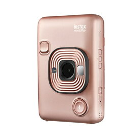 FUJIFILM（フジフイルム） ハイブリッドインスタントカメラ instax mini LiPlay INS MINI HM1 BLUSH GOLD ブラッシュゴールド