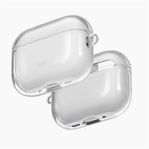 UNIQij[Nj AirPods Pro 3pP[X@Glase Protective Clear Case UNIQ-AIRPODSPRO3-GLSGCLR GLOSSY CLEAR