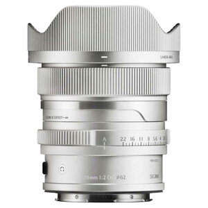 SIGMA�i�V�O�}�j �����p�����Y�@L�}�E���g�@Contemporary 20mm F2 DG 20mm F2 DG �V���o�[(���C�J) �V���o�[