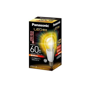 (�A�E�g���b�g) Panasonic�i�p�i�\�j�b�N�j LED�d���@�N���A�^�C�v LDA8LCW �d���F�����@ 60W�`�����^E26����